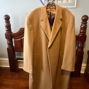 Men’s gently used cashmere coat.